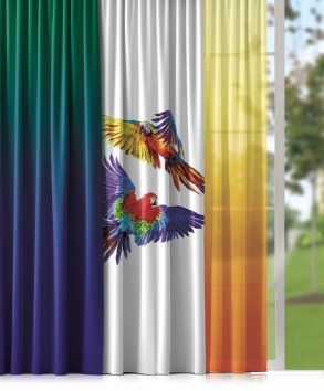 Попугаи (габардин)